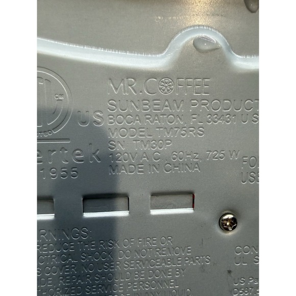 Mr Coffee Fresh Tea 3 Quart Iced Ice Tea Maker Red TM75RS (No Pitcher) Tested! - Picture 5 of 5